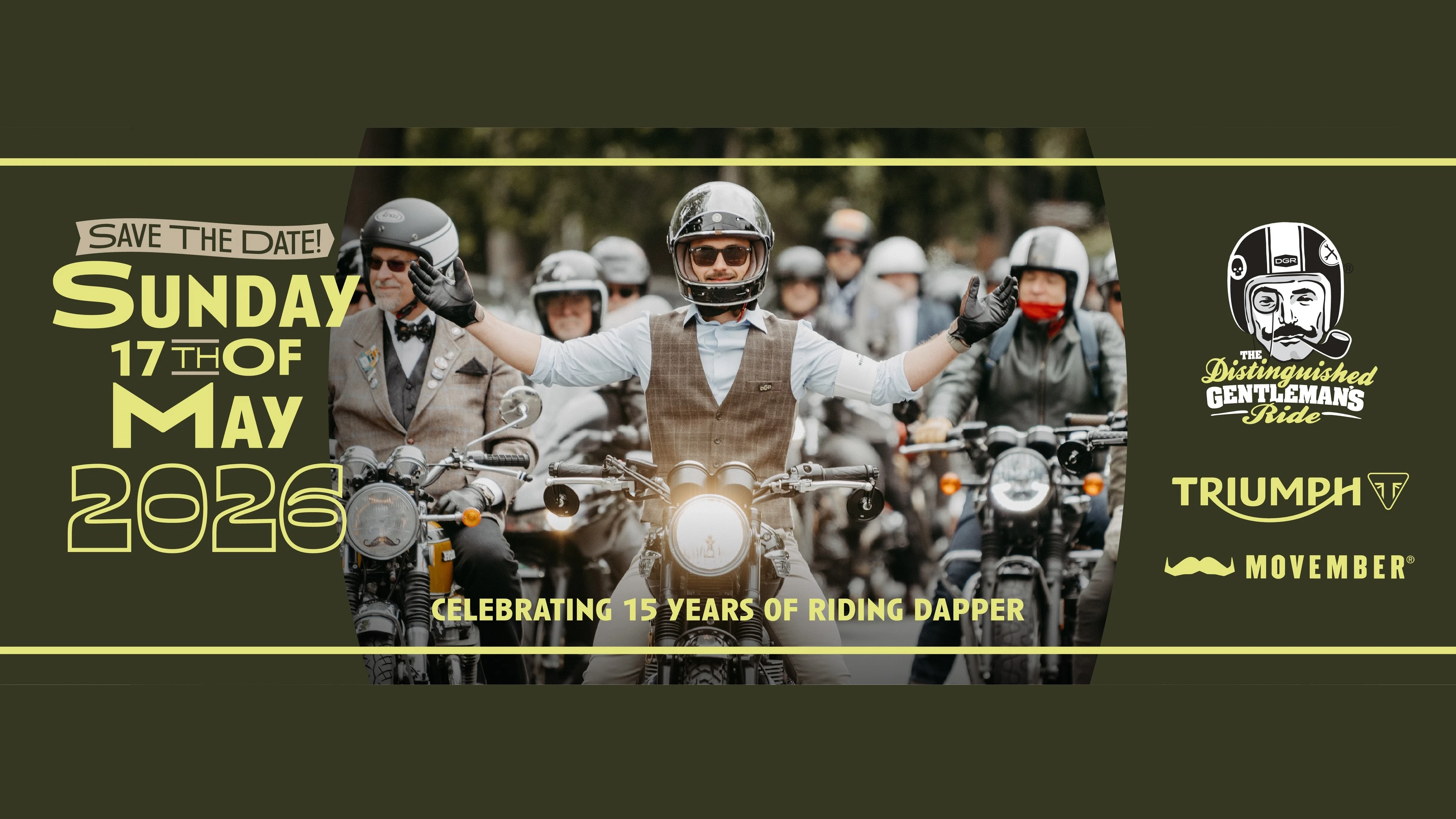 The Distinguished Gentleman's Ride 2026